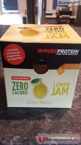 Спортивное питание Pureprotein Zero Calorie Jam LEMON фото