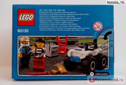 Lego City 60135 Полицейский квадроцикл фото