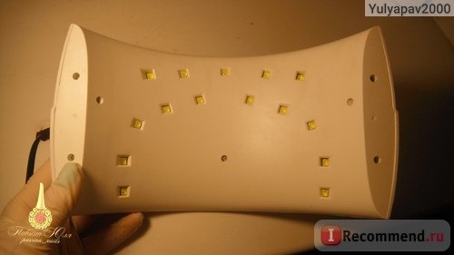 Гибридная лампа для полимеризации гель лака Aliexpress Sun 9s UVLED фото