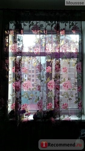 Занавески тюль Aliexpress New classical classic flower curtain window screening customize finished products purple tulle curtain фото