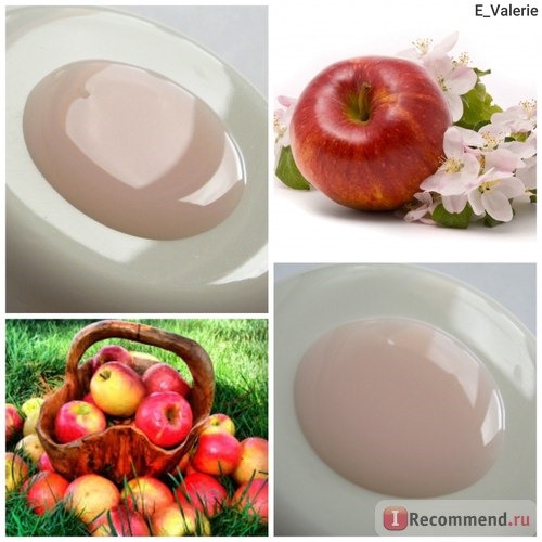 Гель для душа Сто рецептов красоты Красное яблоко и ванильный йогурт фото