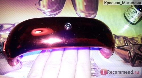 LED мини-лампа для полимеризации гель-лака Aliexpress 9W Mini Nail Dryer LED UV Lamp For Curing Nail Dryer Nail Gel Polish Dryer Curing Lamp Led Rainbow Lamp For Nail Art Tools фото