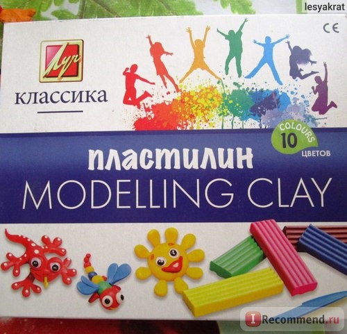 Пластилин ЛУЧ Modeling Clay фото
