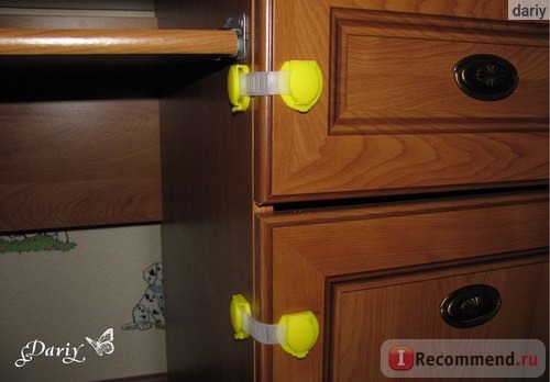 Блокиратор Aliexpress Door Lock/Safety Drawer Locks/Baby Cabinet Lock/Baby Care Products/ Baby Door Lock/Baby Safety Locks Door Drawer Lock фото