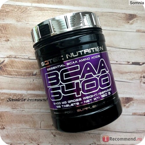 Спортивное питание Scitec Nutrition Аминокислоты BCAA 6400 фото