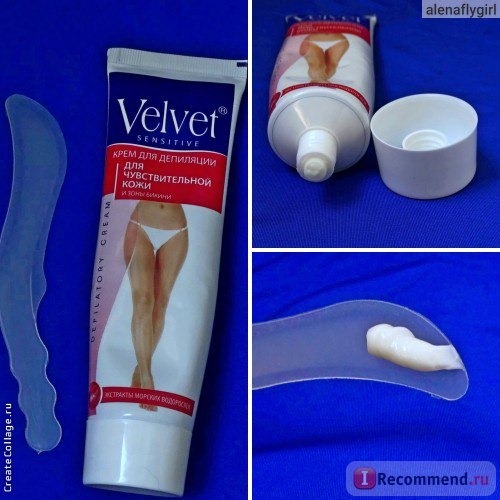 Крем для депиляции Velvet для чувствительной кожи фото