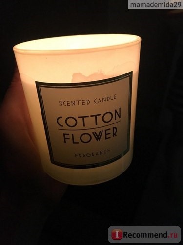 Ароматическая свеча H&M COTTON FLOWER Арт. 0340895015 фото