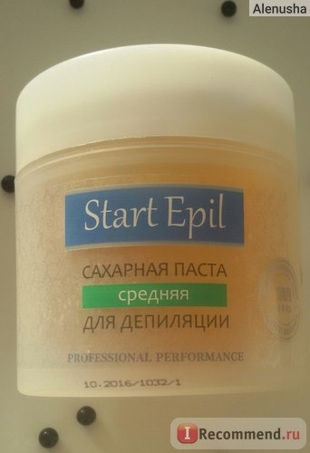 Сахарная паста для депиляции Start Epil средняя фото