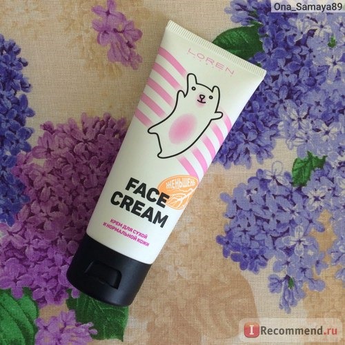 Крем для лица Лорен-Косметик Face Cream для сухой и нормальной кожи Женьшень фото