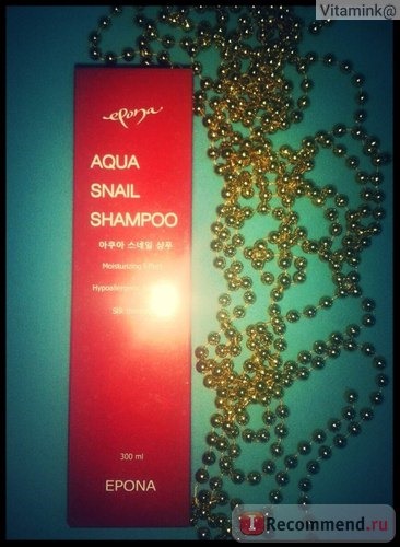 Шампунь Epona Aqua Snail Shampoo фото