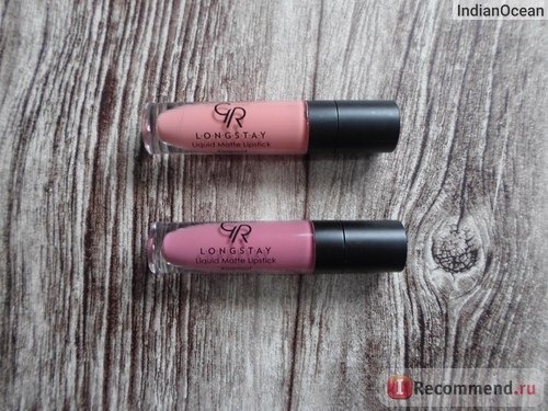 Жидкая матовая помада Golden Rose Longstay Liquid Matte Lipstick фото