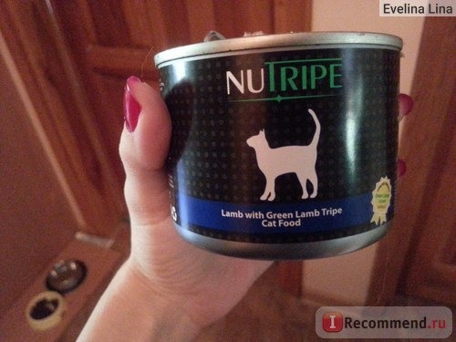 Корм для кошек Nutripe cat classic beef,lamb,green lamb tripe фото