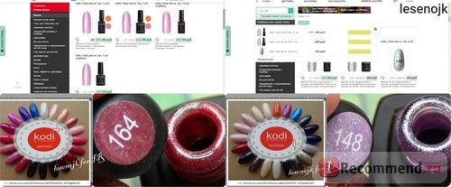 Гель-лак для ногтей Kodi Professional Gel Polish фото