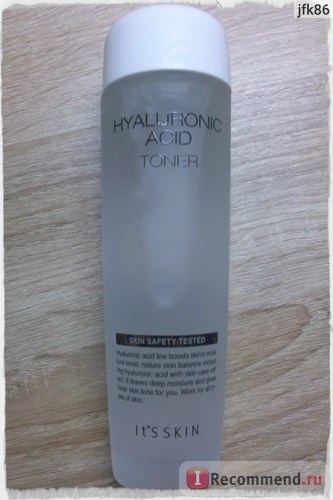 Тонер It's skin Hyaluronic Acid toner с гиалуроновой кислотой фото