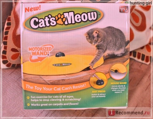 Игрушки для животных Aliexpress Free shipping Cat`s Meow Ca t toy undercover mouse electronic cat toy cat training INTERACTIVE CAT TOY FUN & EXCERCISE tool фото