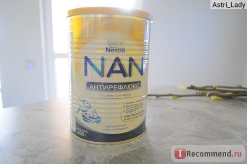 Детская молочная смесь Nestle NAN Антирефлюкс (Нан) AR 1 фото