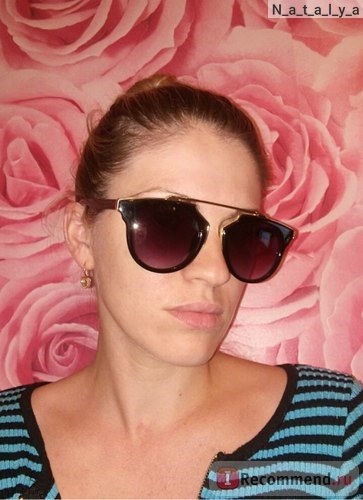 Солнцезащитные очки Aliexpress High quality women brand designer sunglasses round mirrored shades cat eye glasses ss206 фото