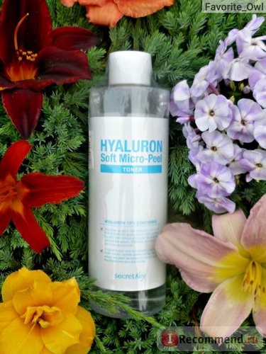 Тонер SECRET KEY HYALURON Soft Micro-Peel Toner фото