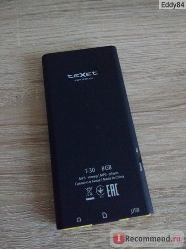 MP3-плеер TEXET T-30 фото
