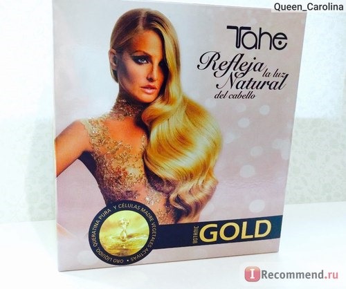 Шампунь Tahe Keratin Gold Shampoo фото