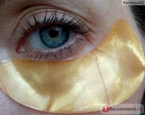 Гидрогелевые патчи для кожи вокруг глаз Aliexpress Natural crystal collagen gold powder eye mask,Anti-Aging ,Anti-puffiness, Dark circle, Anti wrinkle Eyes Care Skin care 10 Pairs фото