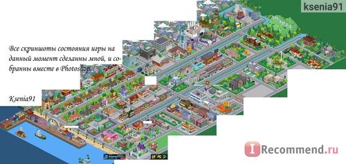 The Simpsons Tapped Out, Спрингфилд фото