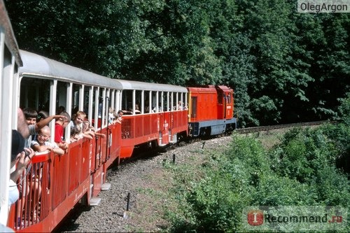 Детская железная дорога в Будапеште фото
