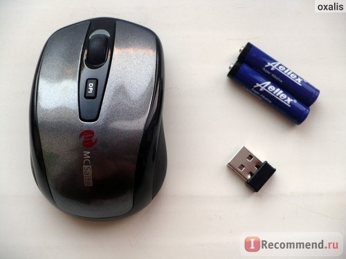 Компьютерная мышь TinyDeal MC Saite MC-309 2.4GHz 1600 DPI Wireless Optical Mouse Mice with Receiver for Laptop Notebook PC CMS-189823 фото