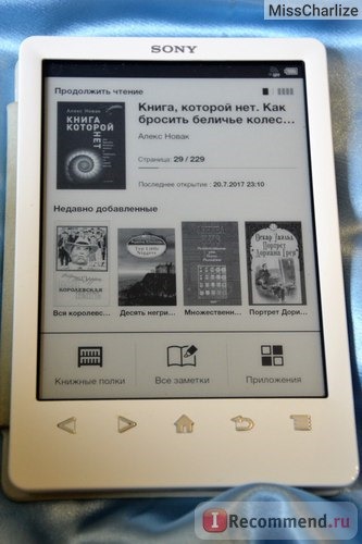 Электронная книга Sony PRS-T3 Reader фото