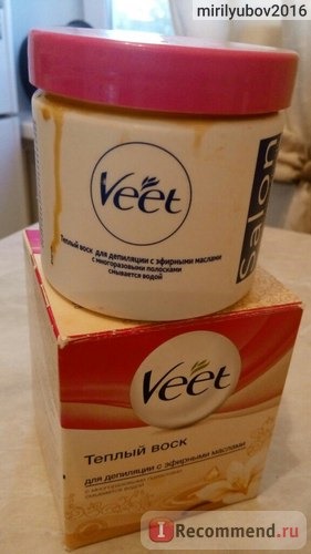 Теплый воск Veet Salon с ароматом жасмина фото