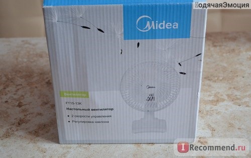 Вентилятор настольный Midea FT15-13K