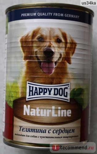 Happy Dog Natur line Телятина с сердцем фото