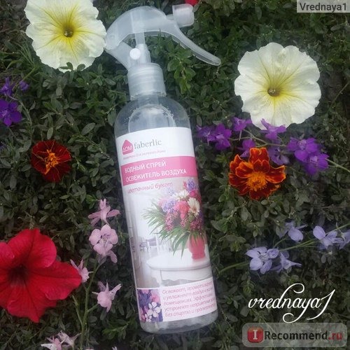 Водный спрей-освежитель воздуха Faberlic Цветочный букет, артикул 11228 фото