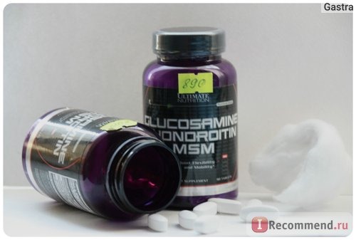 Пищевая добавка для суставов и связок Ultimate Nutrition Glucosamine, Chondroitin & MSM фото