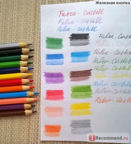 Цветные карандаши Faber-Castell EcoPencils 12 цветов фото