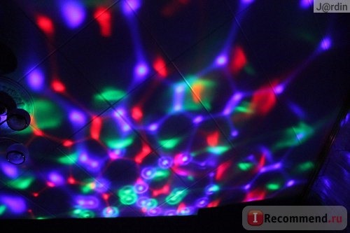 Светодиодная лампа LED full color rotating lamp фото