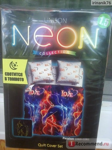 Постельное белье Unison Neon Collection Passion фото