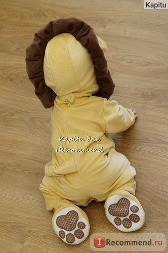 Костюм Aliexpress Baby romper lion 0-24 months hat+romper long sleeve baby costume baby cosplay 001 фото