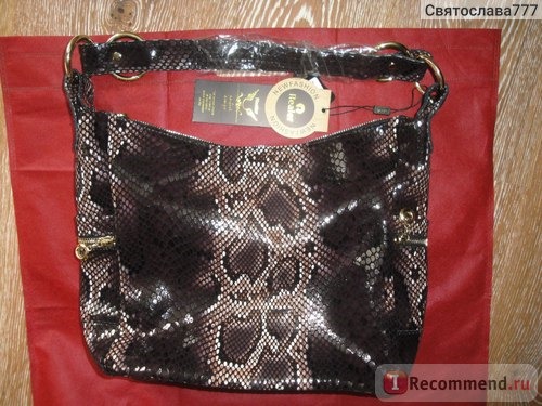 Сумка Aliexpress REALER brand women handbag genuine leather tote bag female classic serpentine prints shoulder bags ladies handbags messenger bag фото