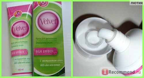 Крем для депиляции Velvet Silk Effect - С экстрактом алоэ фото