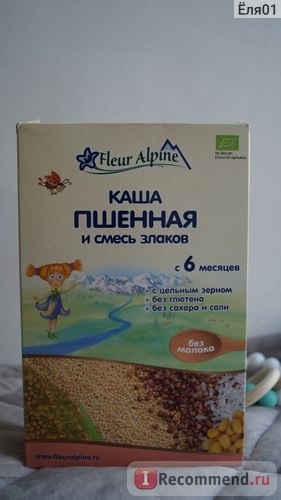 Каша Fleur Alpine пшённая и смесь злаков отзывы