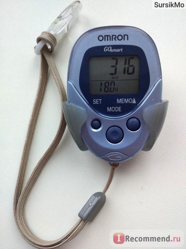 ШАГОМЕР OMRON HJ-112 Digital Pocket Pedometer фото