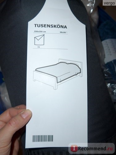 Покрывало IKEA ТУСЕНШЕНА фото