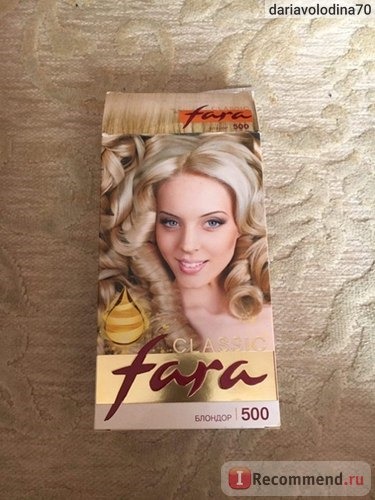 Краска для волос Fara Classic фото
