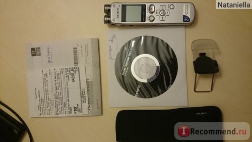 Диктофон цифровой Sony ICD-SX712 2Gb фото