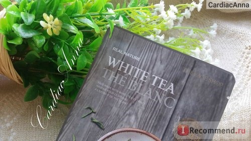 Тканевая маска для лица The Face Shop Real Nature White Tea Mask фото