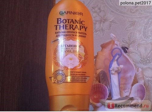 Бальзам-ополаскиватель Garnier Botanic Therapy с аргановым маслом и экстрактом камелии фото