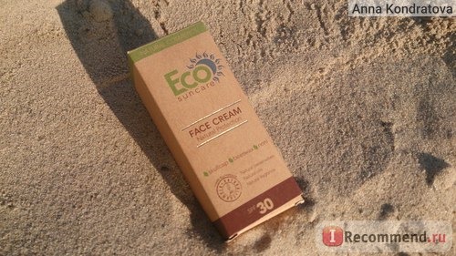 Крем для лица Eco suncare Face cream Natural Protection SPF 30 фото