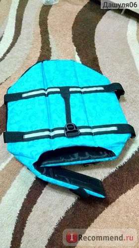 Одежда для собак Aliexpress Спасательный жилет Pet Dog Life Jacket Dog Saver Vest Pet Preserver Aquatic Safety 4 Color Summer Swimming Clothes For Pet Dog фото