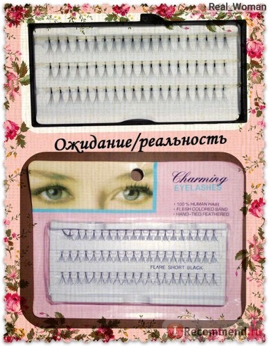 Накладные ресницы (пучки) Aliexpress 60pcs Individual Lashes Semi-Hand Made Black False Eyelash Natural Long Cluster Extension Set Makeup 8/10/12mm фото